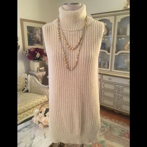 Listide sleeveless turtleneck sweater tunic size S:M